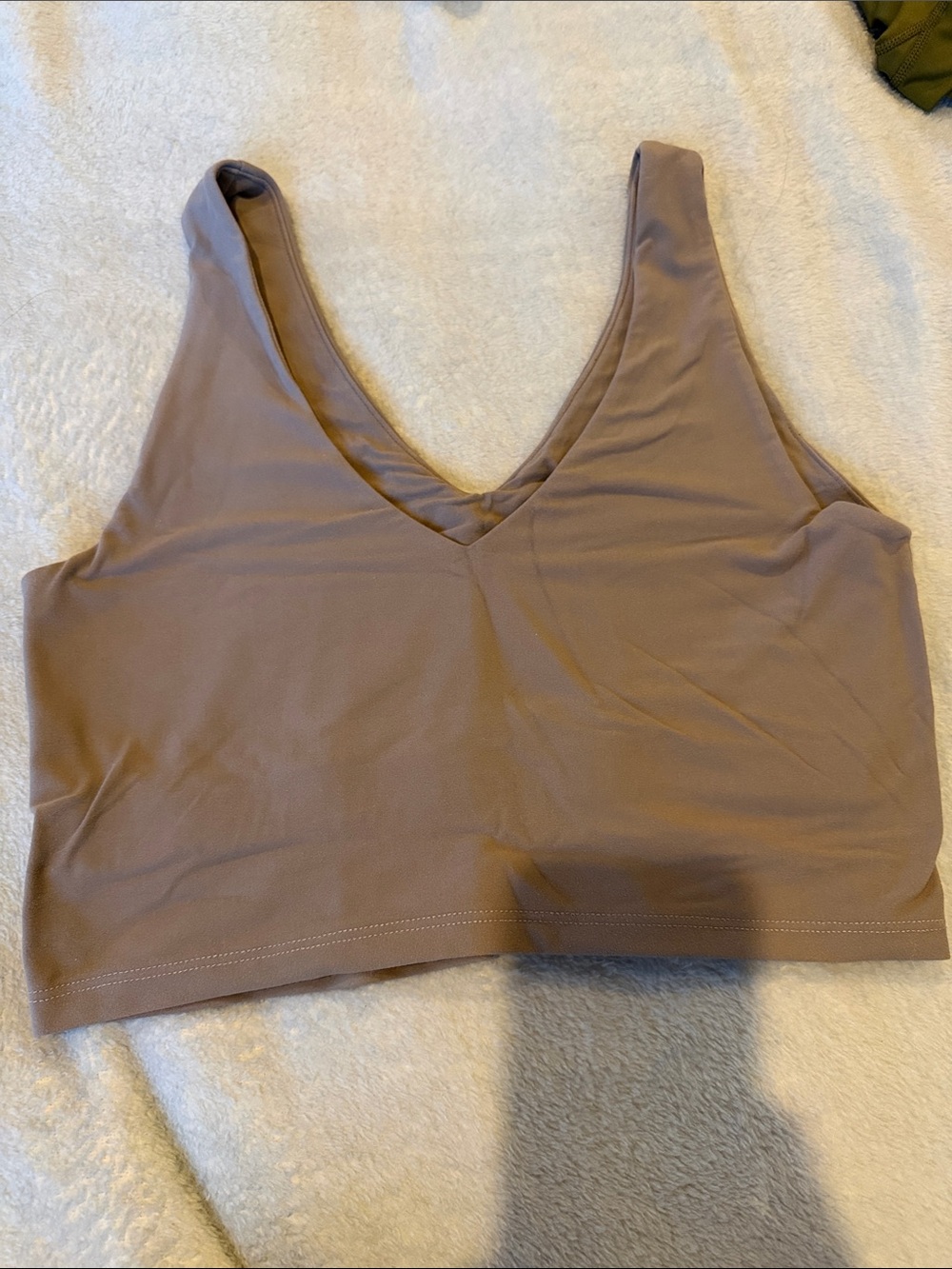 Carbon 38 V-Neck Longline Bra in Melt